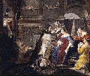 Arnold Houbraken Commemoration of King Mausolus by Queen Artemisia oil painting on canvas
